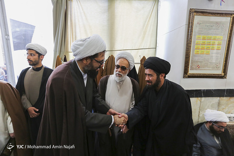 مراسم ترحیم طلبه همدانی