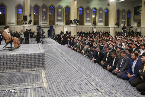 دیدار معلمان و فرهنگیان با رهبر معظم انقلاب