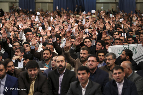 دیدار معلمان و فرهنگیان با رهبر معظم انقلاب