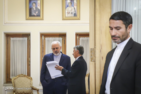 دیدار ظریف با سفیر جدید تاجیکستان