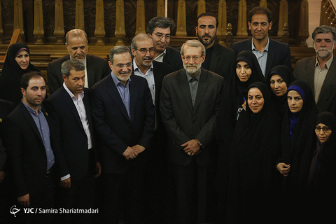 دیدار  فرهنگیان نمونه کشوری با رییس مجلس شورای اسلامی
