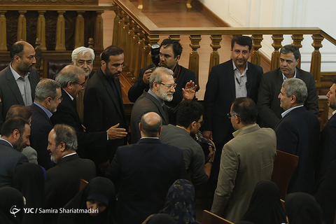 دیدار  فرهنگیان نمونه کشوری با رییس مجلس شورای اسلامی