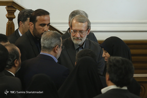 دیدار  فرهنگیان نمونه کشوری با رییس مجلس شورای اسلامی