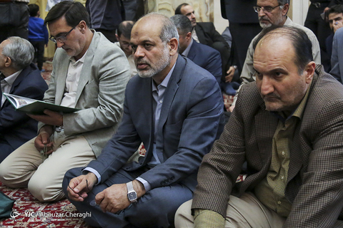 مراسم ترحیم مادر شهیدان طهرانی مقدم