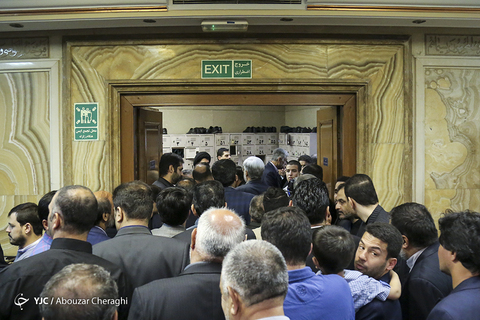 مراسم ترحیم مادر شهیدان طهرانی مقدم