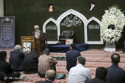 مراسم ترحیم مادر شهیدان طهرانی مقدم