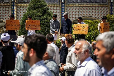 راهپیمایی حمایت از بیانیه شورای عالی امنیت ملی - مشهد