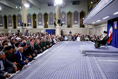 دیدار مسئولان نظام با رهبر انقلاب