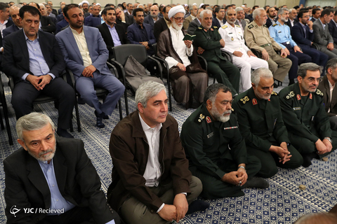 دیدار مسئولان نظام با رهبر انقلاب