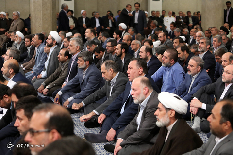 دیدار مسئولان نظام با رهبر انقلاب