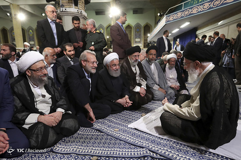 دیدار مسئولان نظام با رهبر انقلاب