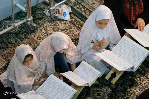 محفل اُنس با قرآن کریم در حرم حضرت عبدالعظیم حسنی (ع)