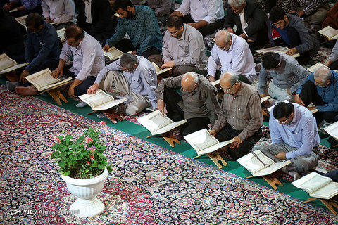 مراسم ترتیل خوانی قرآن کریم در حرم مطهر امام رضا (علیه السلام)