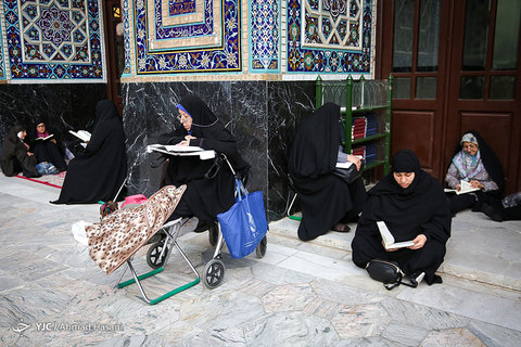 مراسم ترتیل خوانی قرآن کریم در حرم مطهر امام رضا (علیه السلام)