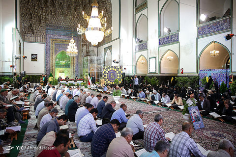 مراسم ترتیل خوانی قرآن کریم در حرم مطهر امام رضا (علیه السلام)