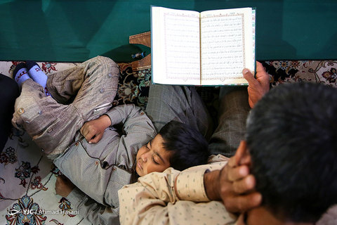 مراسم ترتیل خوانی قرآن کریم در حرم مطهر امام رضا (علیه السلام)