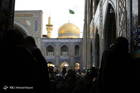 مراسم ترتیل خوانی قرآن کریم در حرم مطهر امام رضا (علیه السلام)