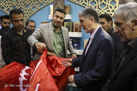 بازدید سید عباس صالحی، وزیر فرهنگ و ارشاد اسلامی از بیست وهفتمین نمایشگاه بین‌المللی قرآن کریم