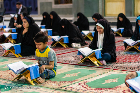 محفل انس با قرآن در امامزاده هلال بن علی(ع)