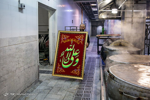 آشپزخانه و مهمانسرای حرم امام رضا (ع) در ماه مبارک رمضان