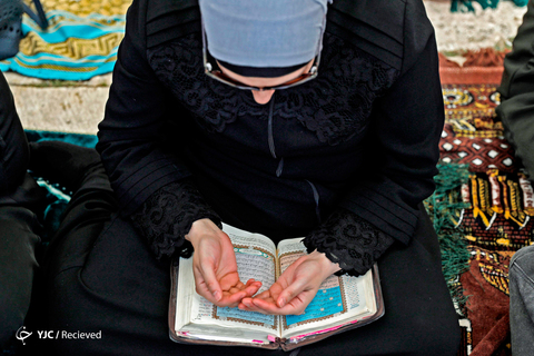 حضور گسترده فلسطینی ها در نماز جمعه مسجد الاقصی