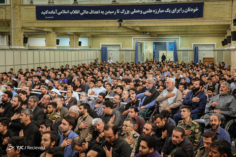 مراسم سوگواری امام علی(ع) در حضور رهبر انقلاب