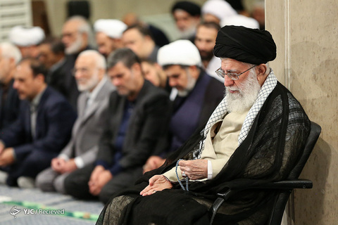 مراسم سوگواری امام علی(ع) در حضور رهبر انقلاب