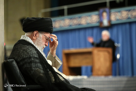 مراسم سوگواری امام علی(ع) در حضور رهبر انقلاب