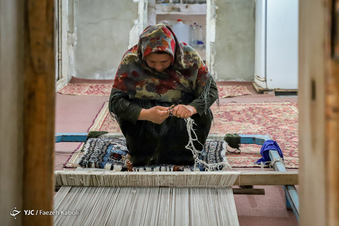 افطاری مهمان خانواده‌ای ترکمن