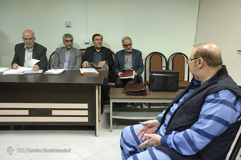 پنجمین جلسه دادگاه علیرضا زیبا حالت منفرد