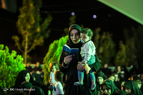 احیای شب ۲۱ رمضان در مزار شهدای گمنام کوهسار تهران