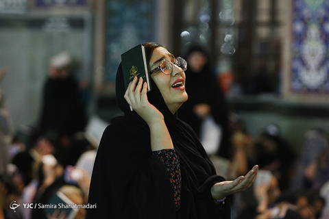 احیای شب ۲۱ رمضان در امامزاده صالح (ع) تجریش