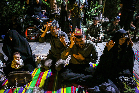 احیای شب ۲۱ رمضان در بهشت الزهراء تهران