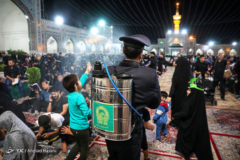 احیای شب ۲۱ رمضان در حرم مطهر رضوی
