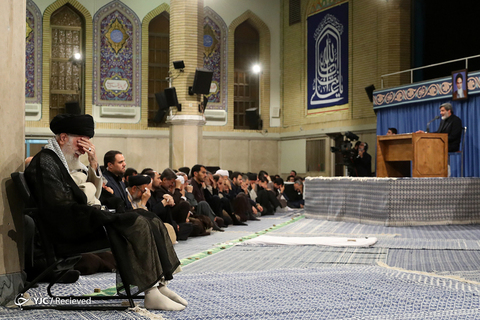 مراسم سوگواری سالروز شهادت امام علی(ع) در حضور رهبر معظم انقلاب
