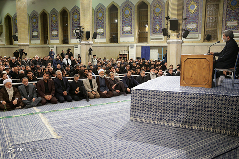 مراسم سوگواری سالروز شهادت امام علی(ع) در حضور رهبر معظم انقلاب