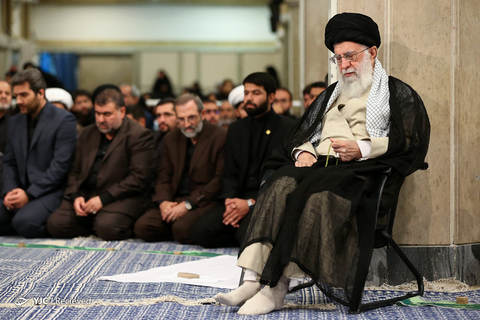 مراسم سوگواری سالروز شهادت امام علی(ع) در حضور رهبر معظم انقلاب