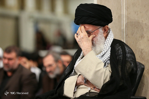 مراسم سوگواری سالروز شهادت امام علی(ع) در حضور رهبر معظم انقلاب