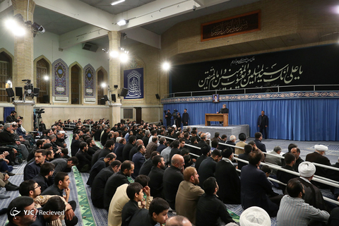 مراسم سوگواری سالروز شهادت امام علی(ع) در حضور رهبر معظم انقلاب