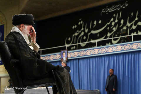 مراسم سوگواری سالروز شهادت امام علی(ع) در حضور رهبر معظم انقلاب
