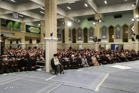 مراسم سوگواری سالروز شهادت امام علی(ع) در حضور رهبر معظم انقلاب