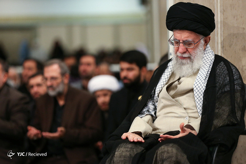 مراسم سوگواری سالروز شهادت امام علی(ع) در حضور رهبر معظم انقلاب