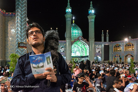 احیای شب ۲۳ رمضان در حرم امامزاده محمد هلال بن علی (ع) آران و بیدگل اصفهان