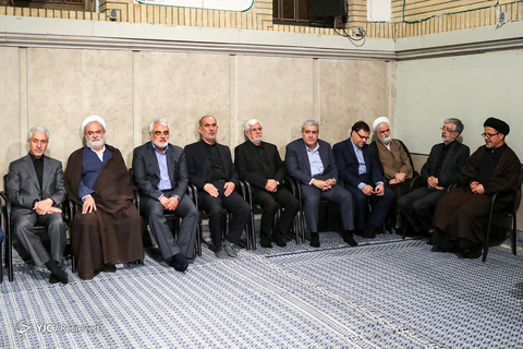دیدار رمضانی اساتید دانشگاه‌ها با رهبر انقلاب