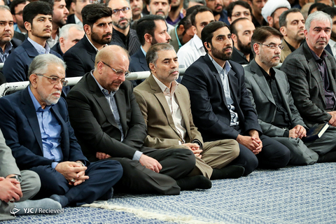 دیدار رمضانی اساتید دانشگاه‌ها با رهبر انقلاب