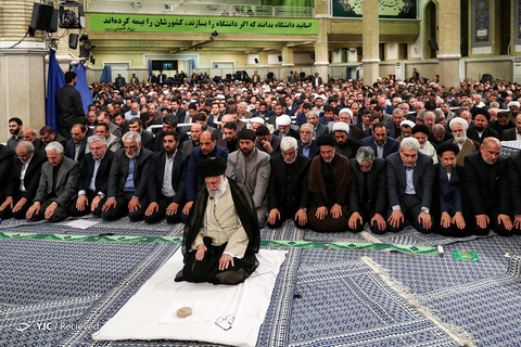 دیدار رمضانی اساتید دانشگاه‌ها با رهبر انقلاب