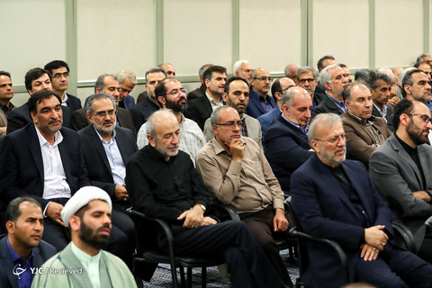 دیدار رمضانی اساتید دانشگاه‌ها با رهبر انقلاب