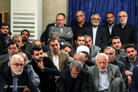 دیدار رمضانی اساتید دانشگاه‌ها با رهبر انقلاب