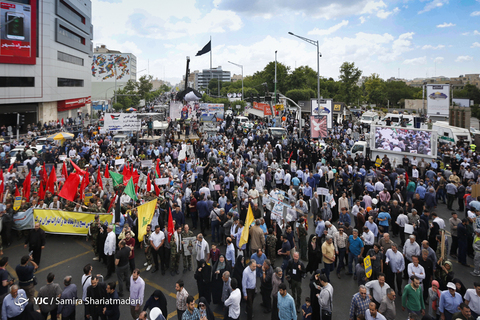 راهپیمایی روز جهانی قدس در تهران -۱