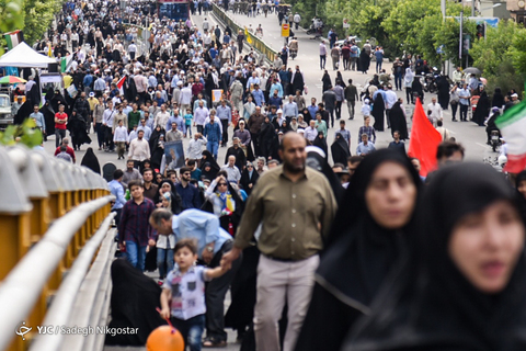 راهپیمایی روز جهانی قدس در تهران -۱